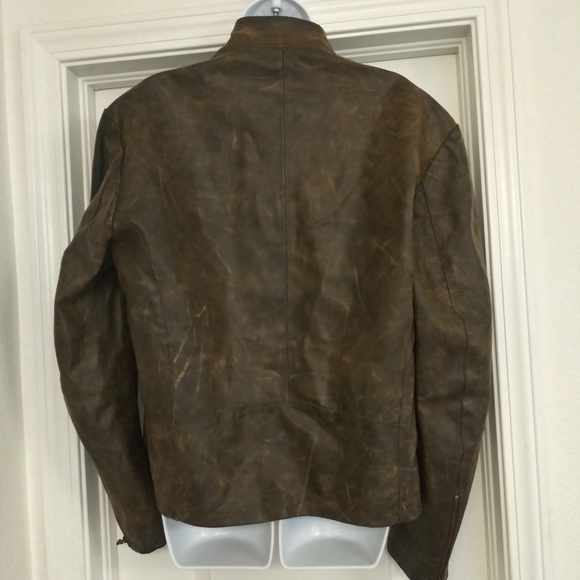 Johnny Florence Distressed Leather Jacket - Picture 4 of 7